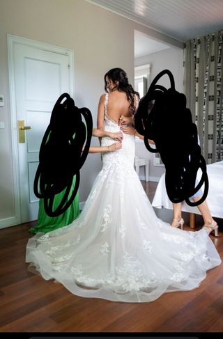 Vestido novia Ronald Royce T36