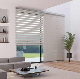 Nuevo - Estor enrollable noche y día color lino