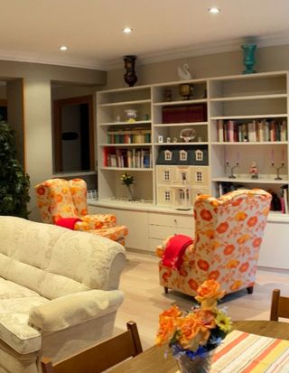 Butaca floral vintage