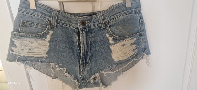Shorts Lee denim rotos