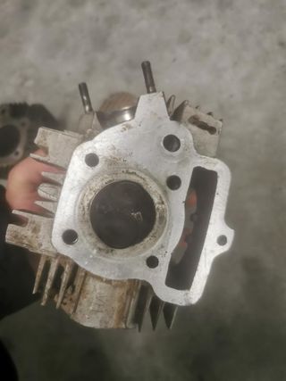 Cilindro y escape Pitbike 125cc