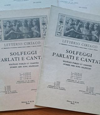 Libretti di solfeggi