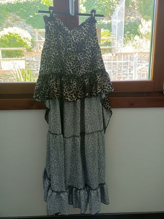 Gonna lunga stampa leopardo