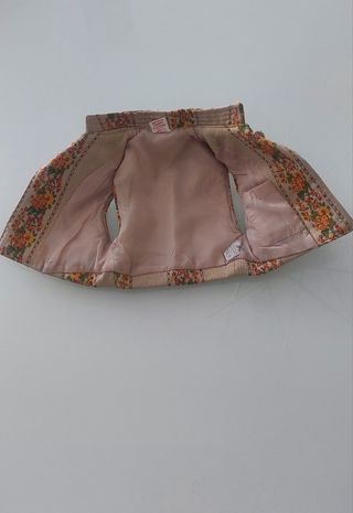 Chaleco bebé fallero beige