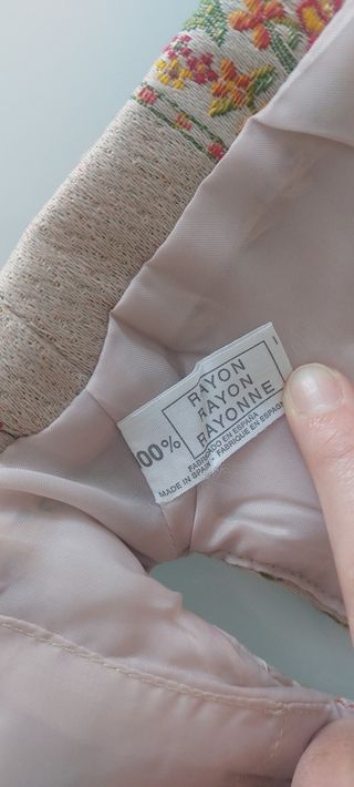 Chaleco bebé fallero beige