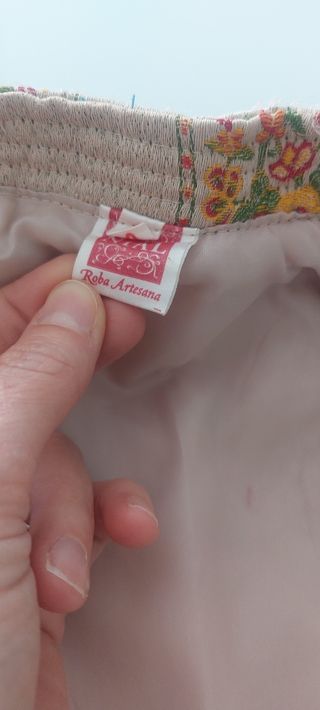 Chaleco bebé fallero beige