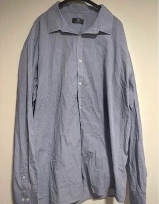 Camisa azul cuadros - Hombre