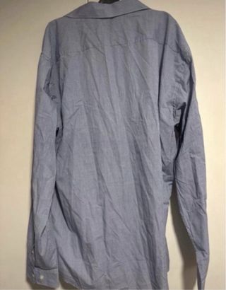 Camisa azul cuadros - Hombre