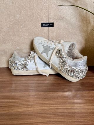 Golden Goose Sneakers in swarovski  41