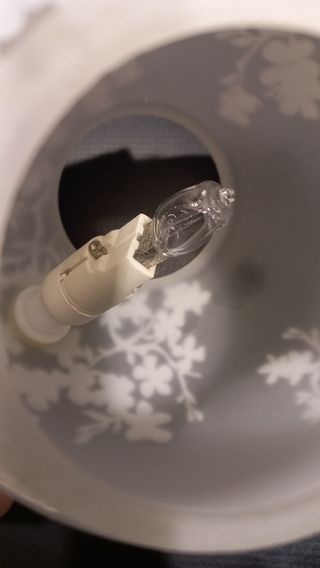 Lámpara mesa Ikea - blanca