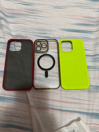 Fundas iPhone 14 Pro Max - 3 unidades