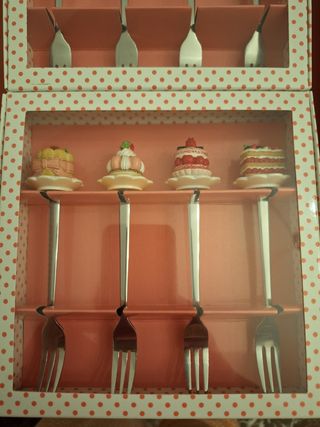 Set posate per dolce 12 forchettine e 1 paletta