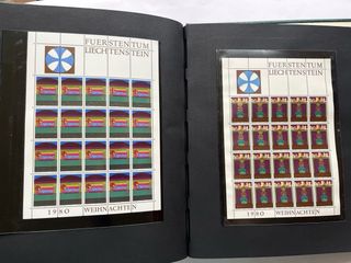 Álbum Hojas Bloque Liechtenstein 62 HB Nuevas**
