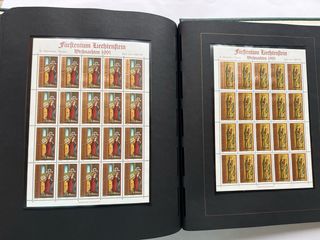 Álbum Hojas Bloque Liechtenstein 62 HB Nuevas**