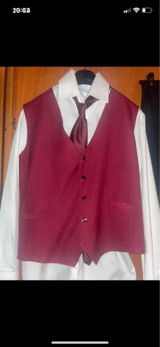 Completo divisa cameriere nero rosso tg.50