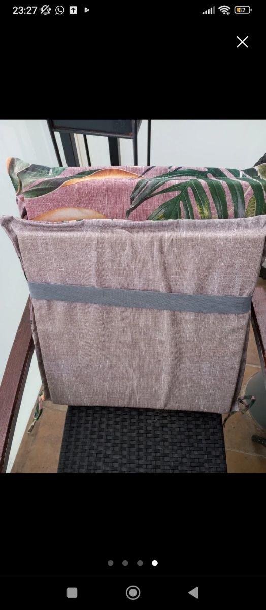 Cojín para sillón terraza jardin