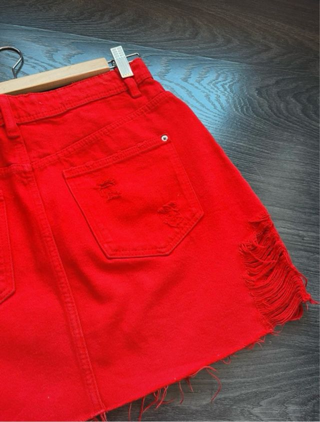 Falda Vaquera corta Zara