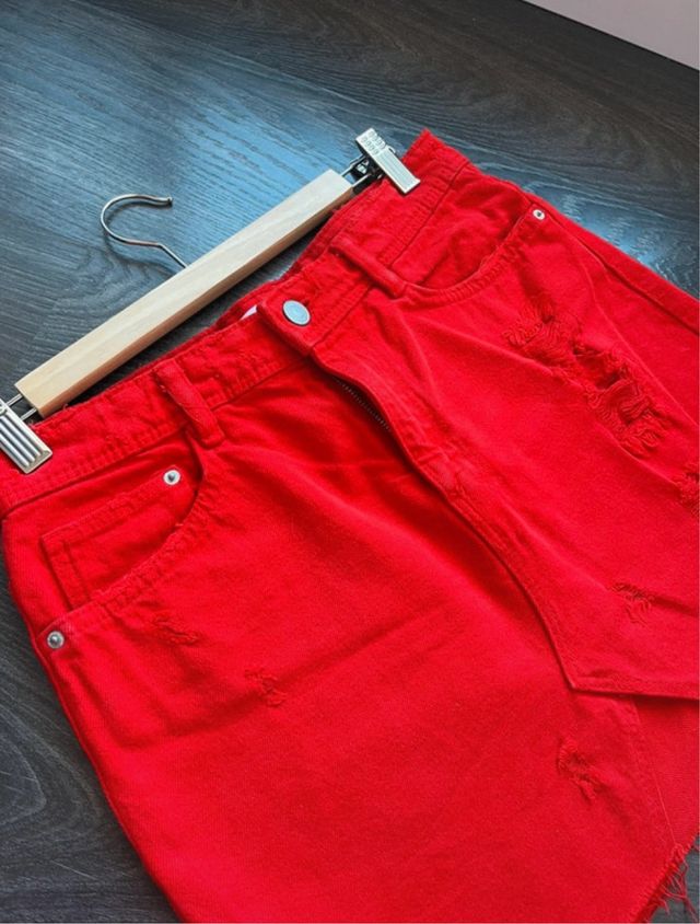 Falda Vaquera corta Zara