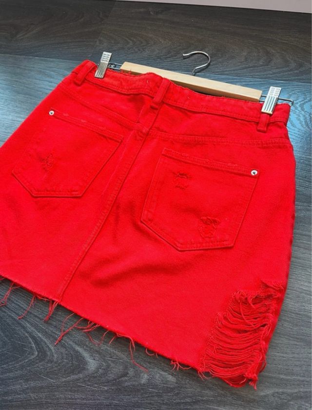 Falda Vaquera corta Zara