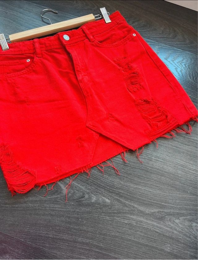 Falda Vaquera corta Zara