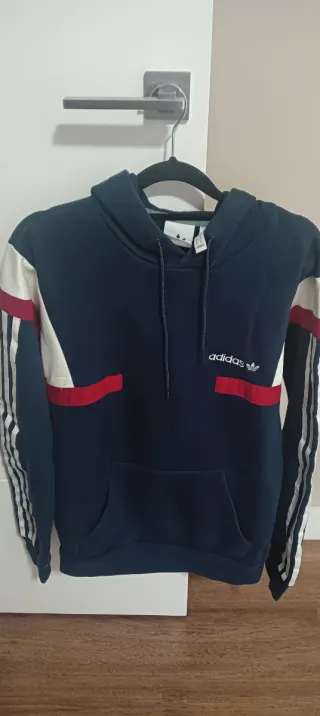 Sudadera Adidas azul vintage