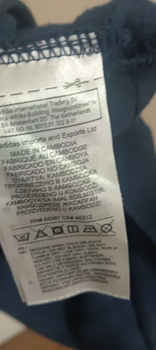 Sudadera Adidas azul vintage