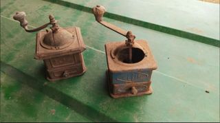 Molinillo café antiguo x2
