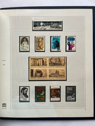 Álbum Sellos USA Años 1965/1973 Usados