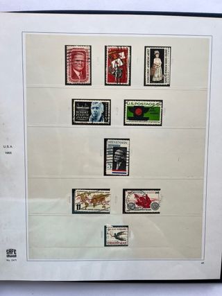 Álbum Sellos USA Años 1965/1973 Usados
