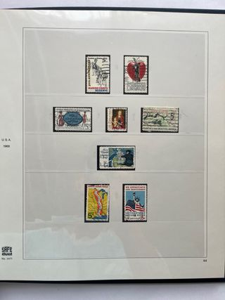 Álbum Sellos USA Años 1965/1973 Usados