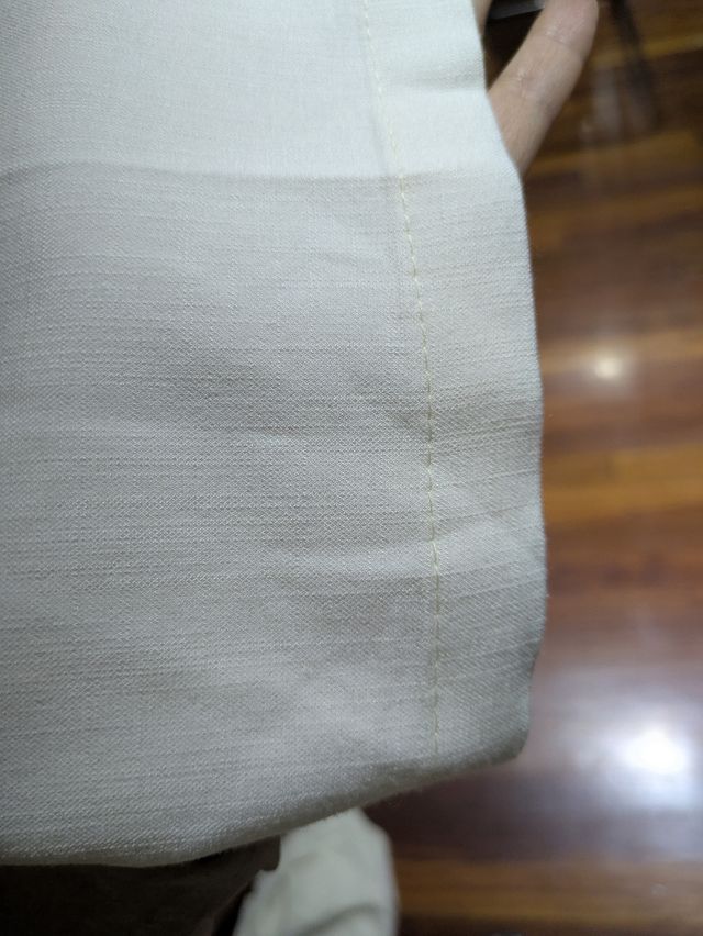 Pantalón ancho masculino Zara blanco