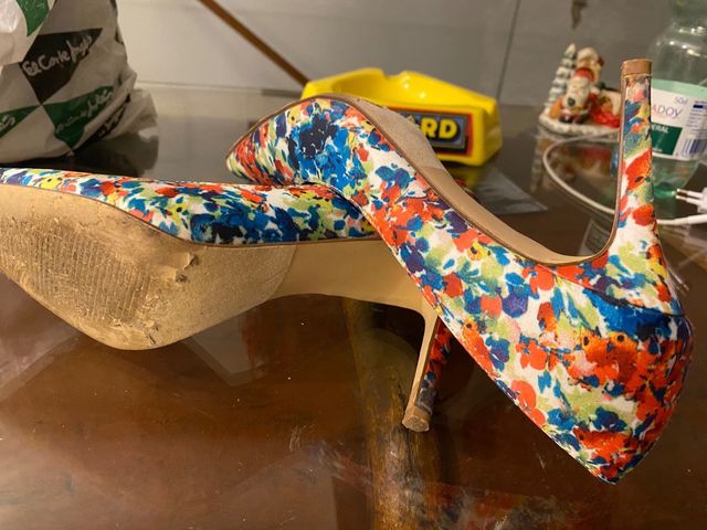 Zapatos Just Fab multicolor tacón