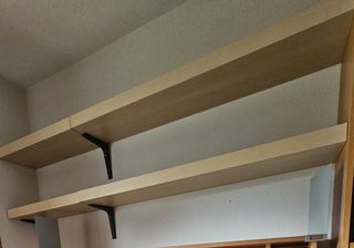 6 Baldas IKEA LACK - Madera, Beige