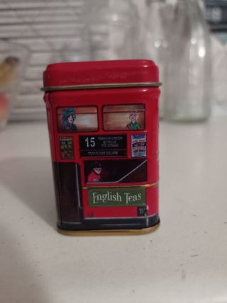 Scatola tè inglese vintage