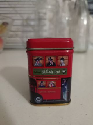 Scatola tè inglese vintage