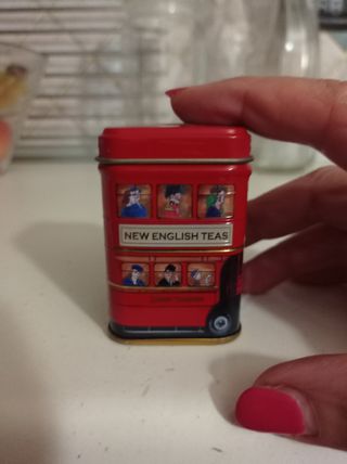 Scatola tè inglese vintage