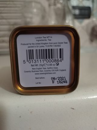 Scatola tè inglese vintage