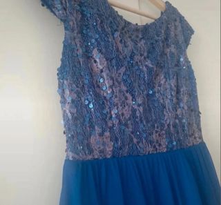 Vestido Azul Graduación Fiesta