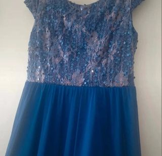 Vestido Azul Graduación Fiesta