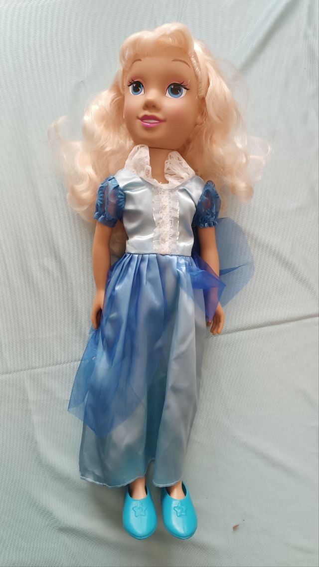 Muñeca Cenicienta 48cm - Vestido Azul