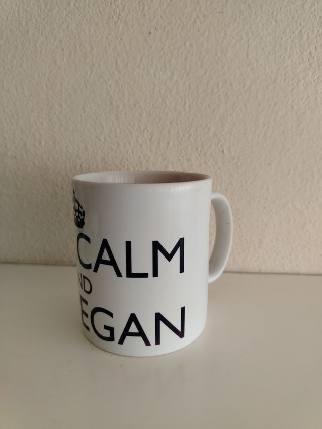 Taza Keep Calm and go Vegan