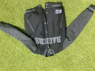 Chaqueta bomber NFL Raiders