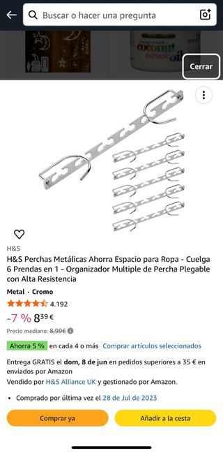 Percha H&S - Ahorra Espacio