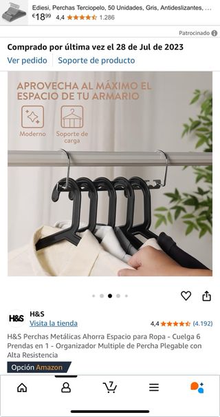 Percha H&S - Ahorra Espacio