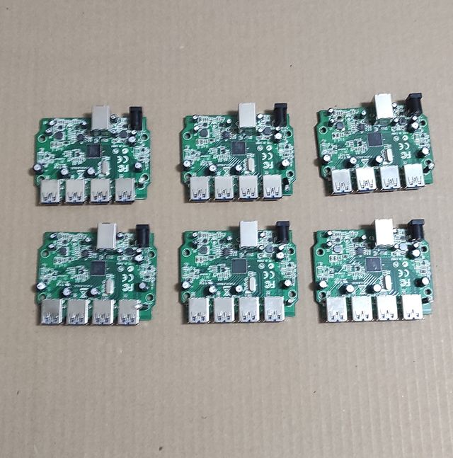  placas de circuito impresos USB de 4 puertos 2.0