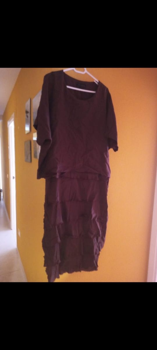 Vestido marrón - Talla grande