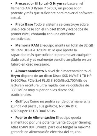 PC Gaming ABYSM Blanco RTX 4070 Super