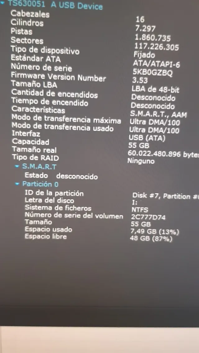 HDD  disco duro Seagate Barracuda 60 GB