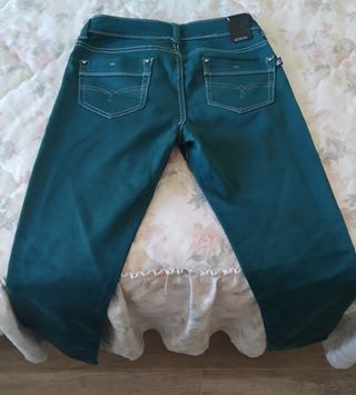 Pantalones verde azulados KOYOTE