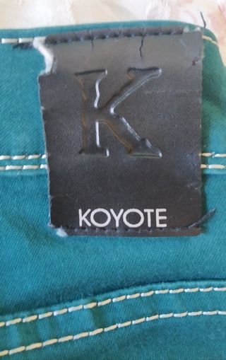 Pantalones verde azulados KOYOTE